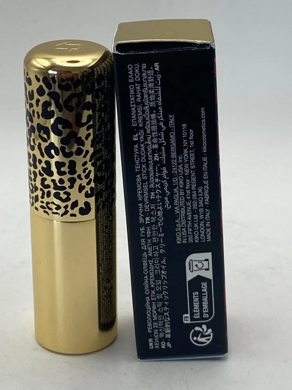 Just Cavalli x Kiko Milano Wild Beats Solid Lip Oil NIB
